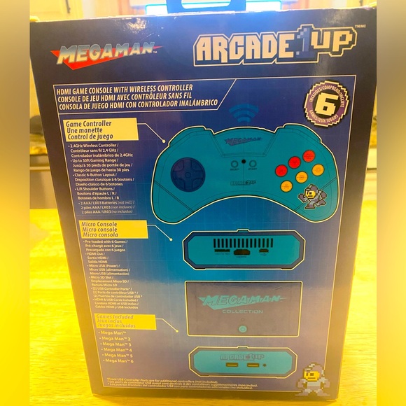 NWT 🌟 MegaMan Collection Arcade Wireless gaming set includes 6 games! - Picture 5 of 6